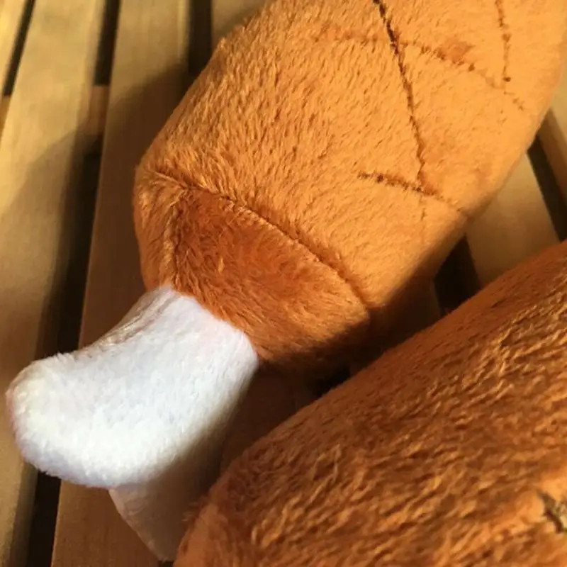 Лоскутное ноги сад игрушки цыпленок на открытом воздухе собака для жевания кошка