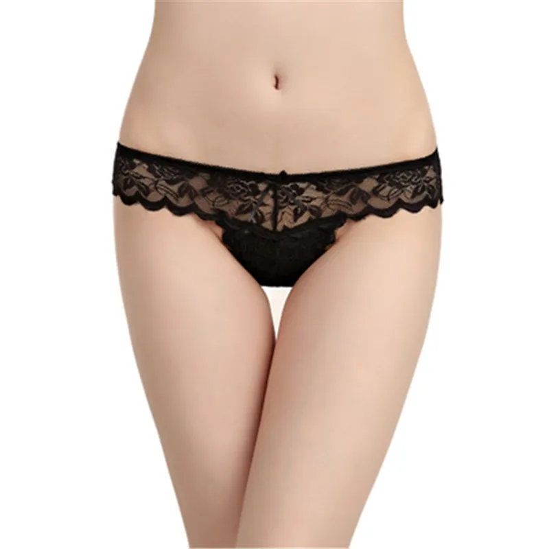 3 шт. трусики женское нижнее белье женские стринги с бантом сексуальные кружевные