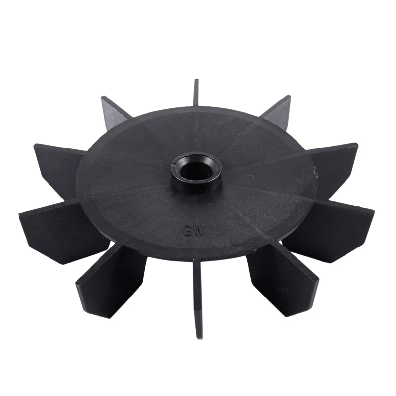Replacement 0.5" Inner Bore 10 Impeller Air Compressor Motor Fan Blade Black | Бытовая техника