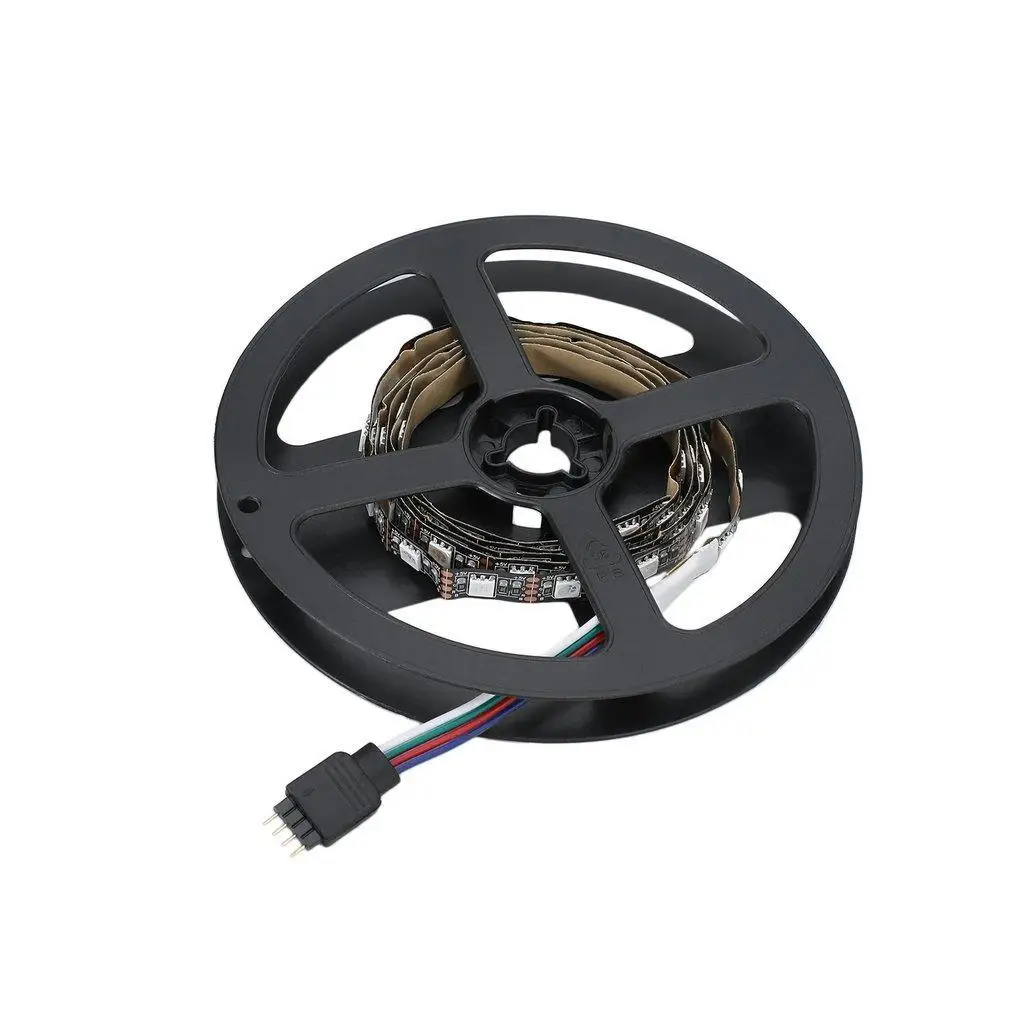 5V 5050 60SMD/M RGB светодиодный светильник ТВ задний ing Kit + USB 24Key Remote SL|Осветительные