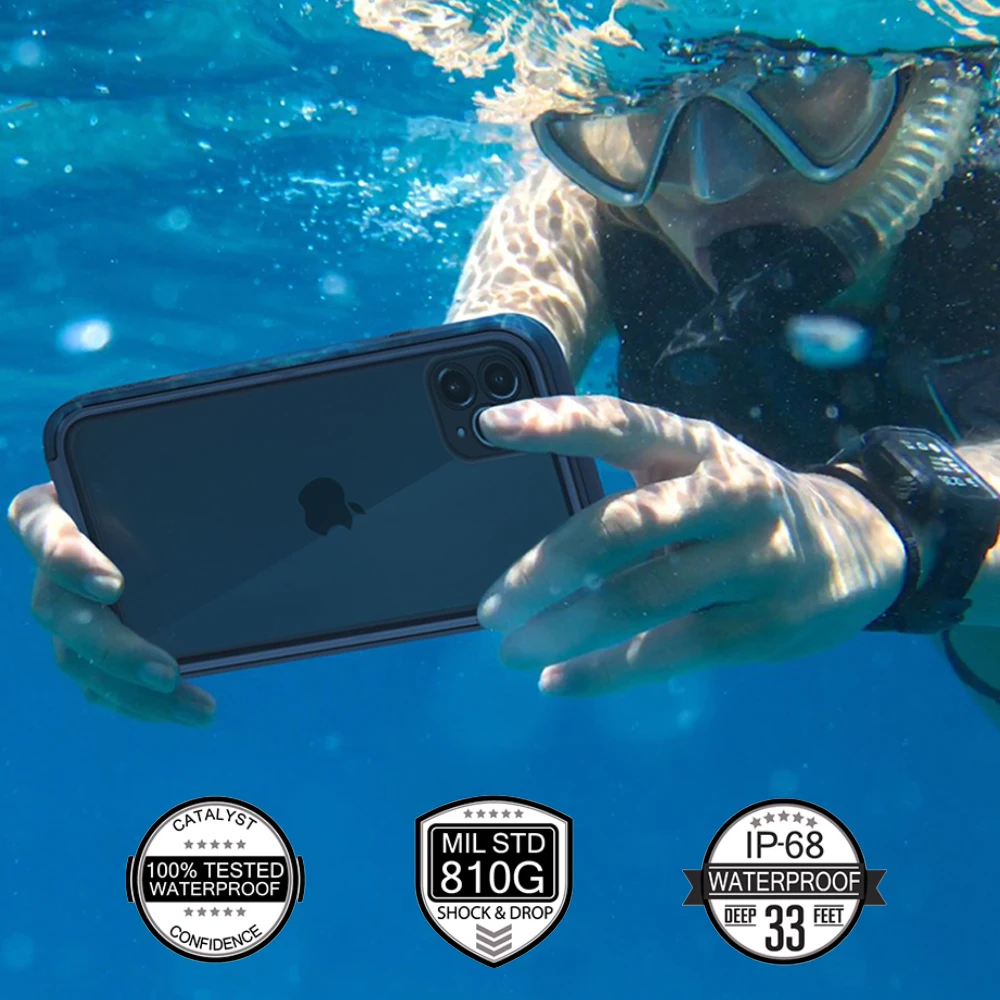 Водонепроницаемый противоударный чехол-бампер IP68 ДЛЯ iPhone 11 X XS XR Max 8 7 6 6S 5s SE 2020 Plus
