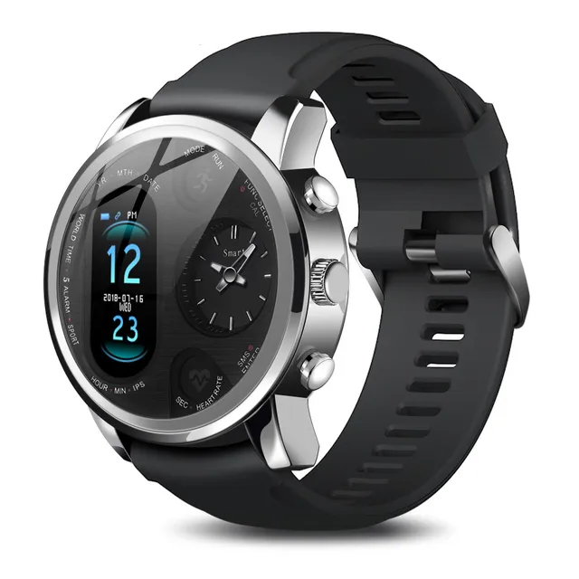 Montre hybride japonaise T3PRO t3, double horloge, mouvement à Quartz, écran IPS, affichage des messages, rappel d'appels, fréquence cardiaque, pour Ios et Android 1