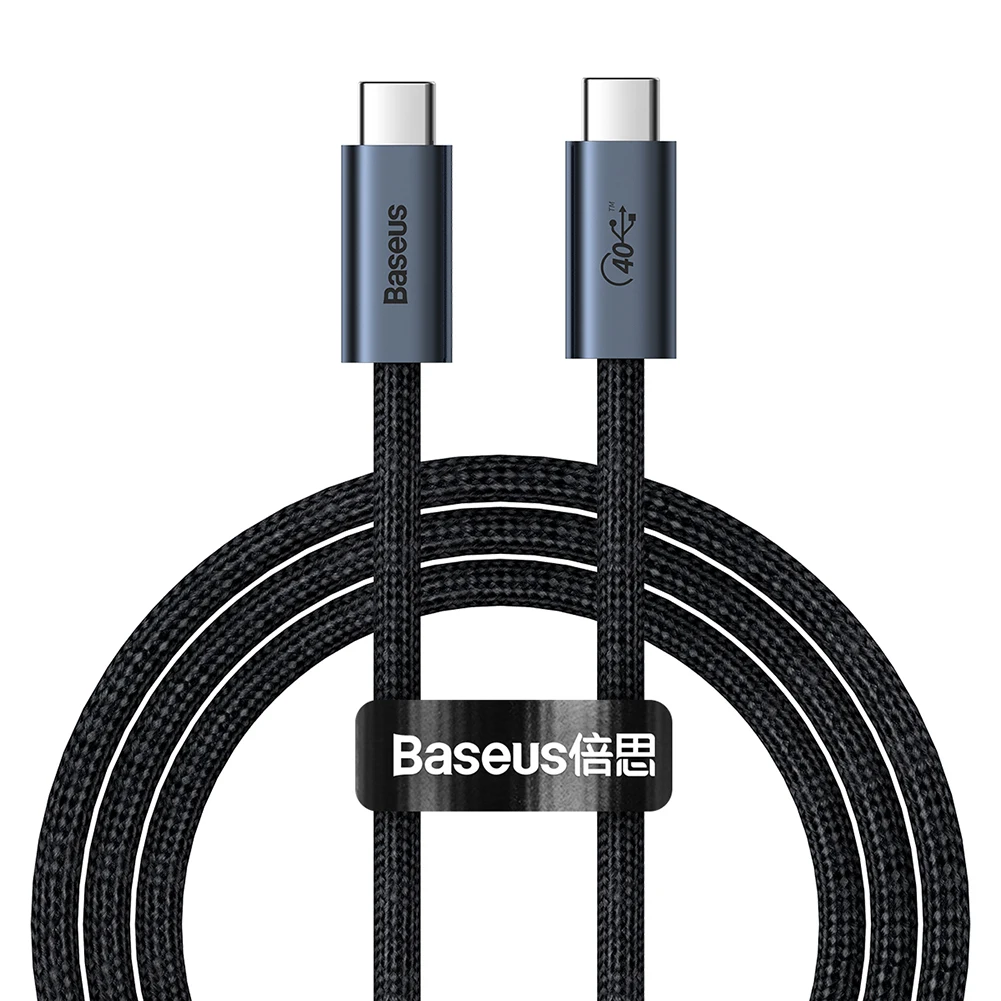 

Кабель зарядный Baseus, 40 Гбит/с, 100 Вт, 1 м