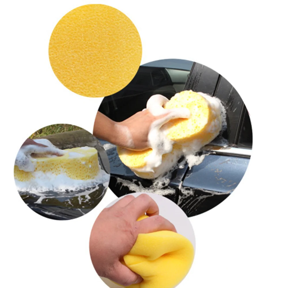 

12pcs Waxing Polish Sponge Applicator Pads for Vehicle Glass (Yellow)
