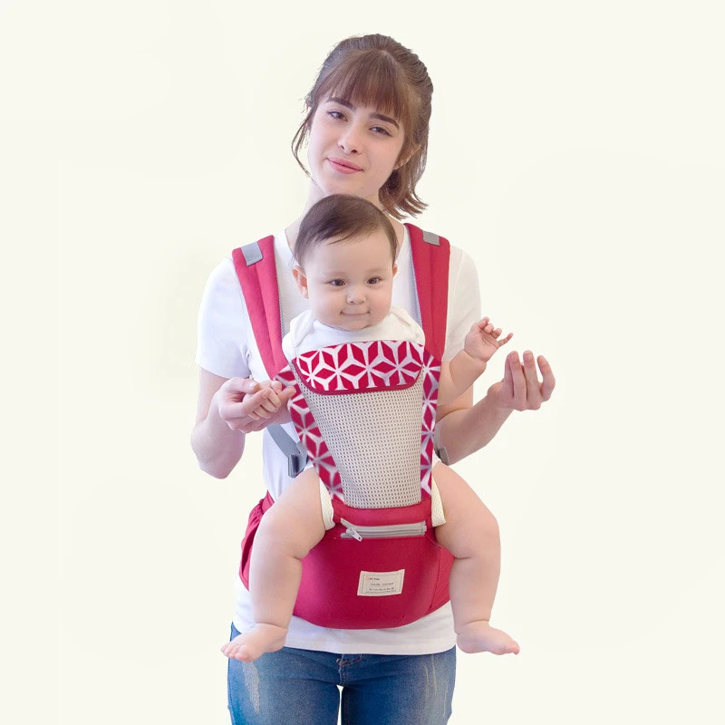 

Baby Double Shoulder Waist Stool Carrier Multifunctional Four-season Universal Front Holding Baby Carrier Waist Stool Infant