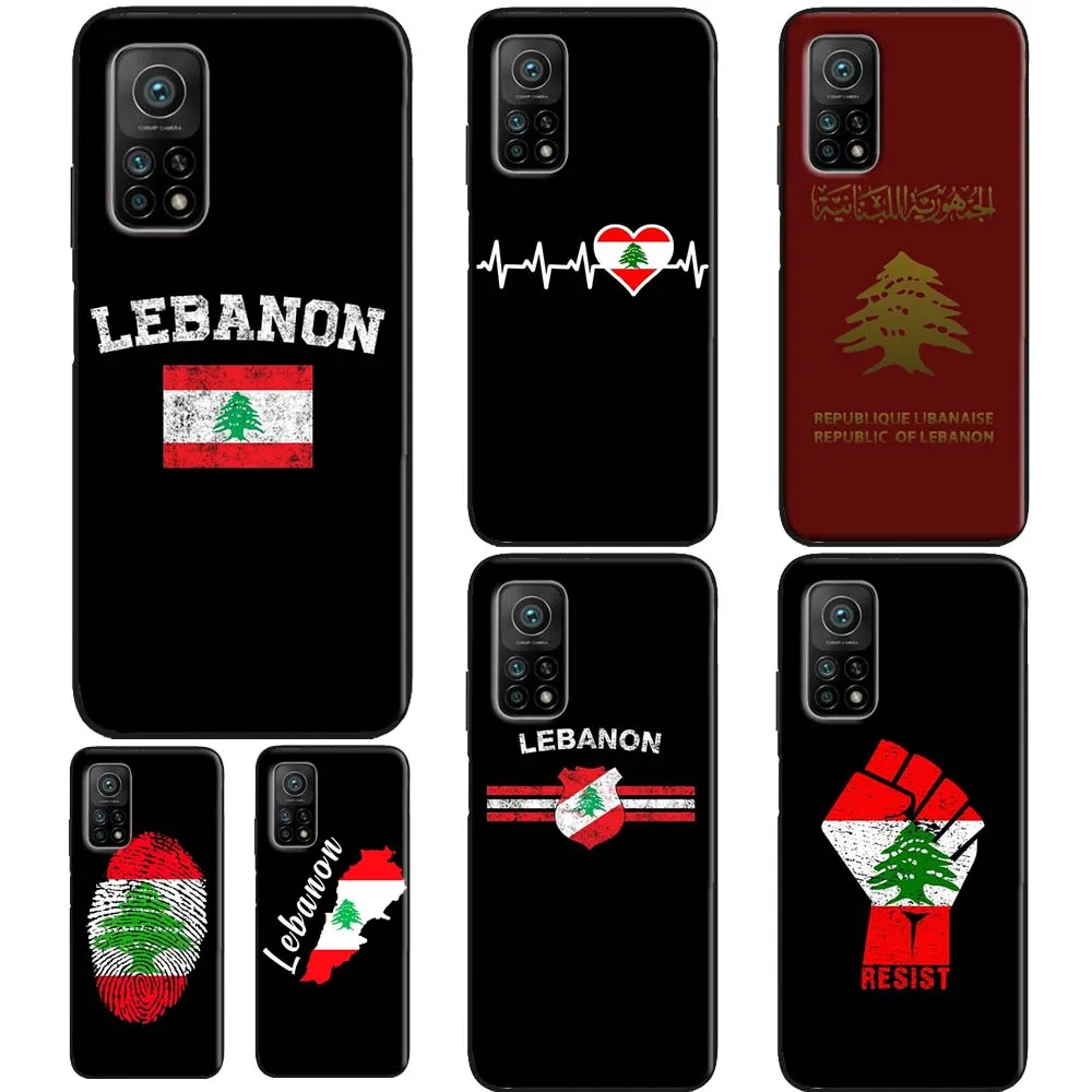 Чехол с ливанским флагом для POCO X3 Pro M3 M4 X3 GT F3, чехол для телефона Xiaomi 10T 11T Pro Mi 11 Lite