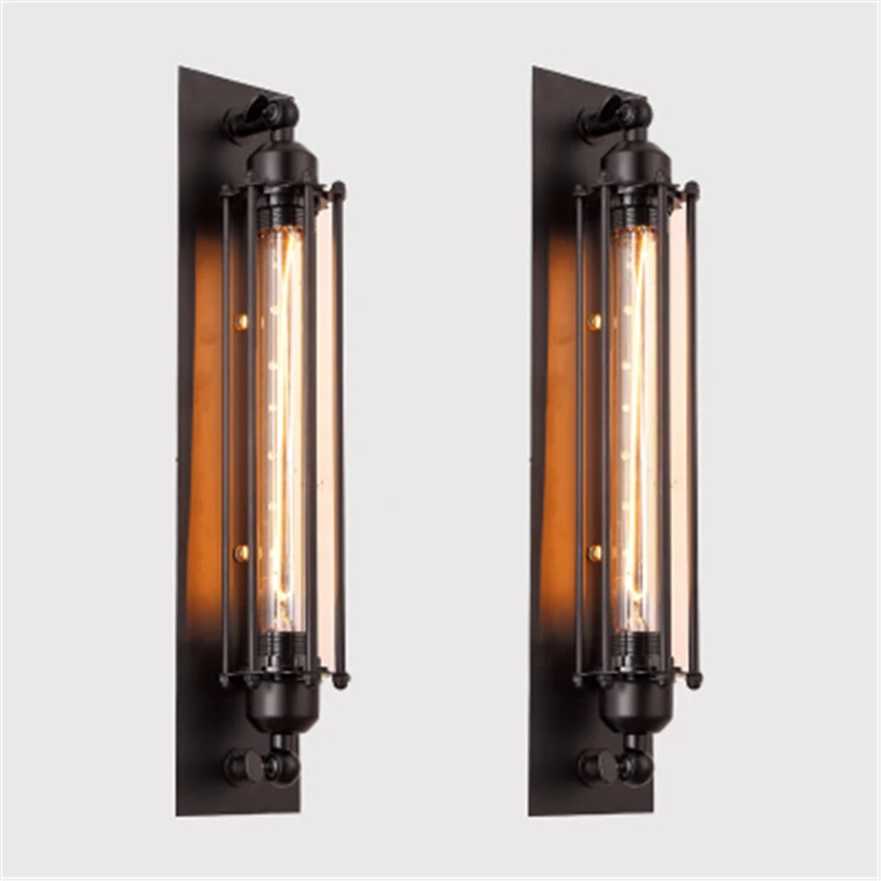 Ретро панк Лофт настенный светильник прикроватный для спальни Бар Настенные