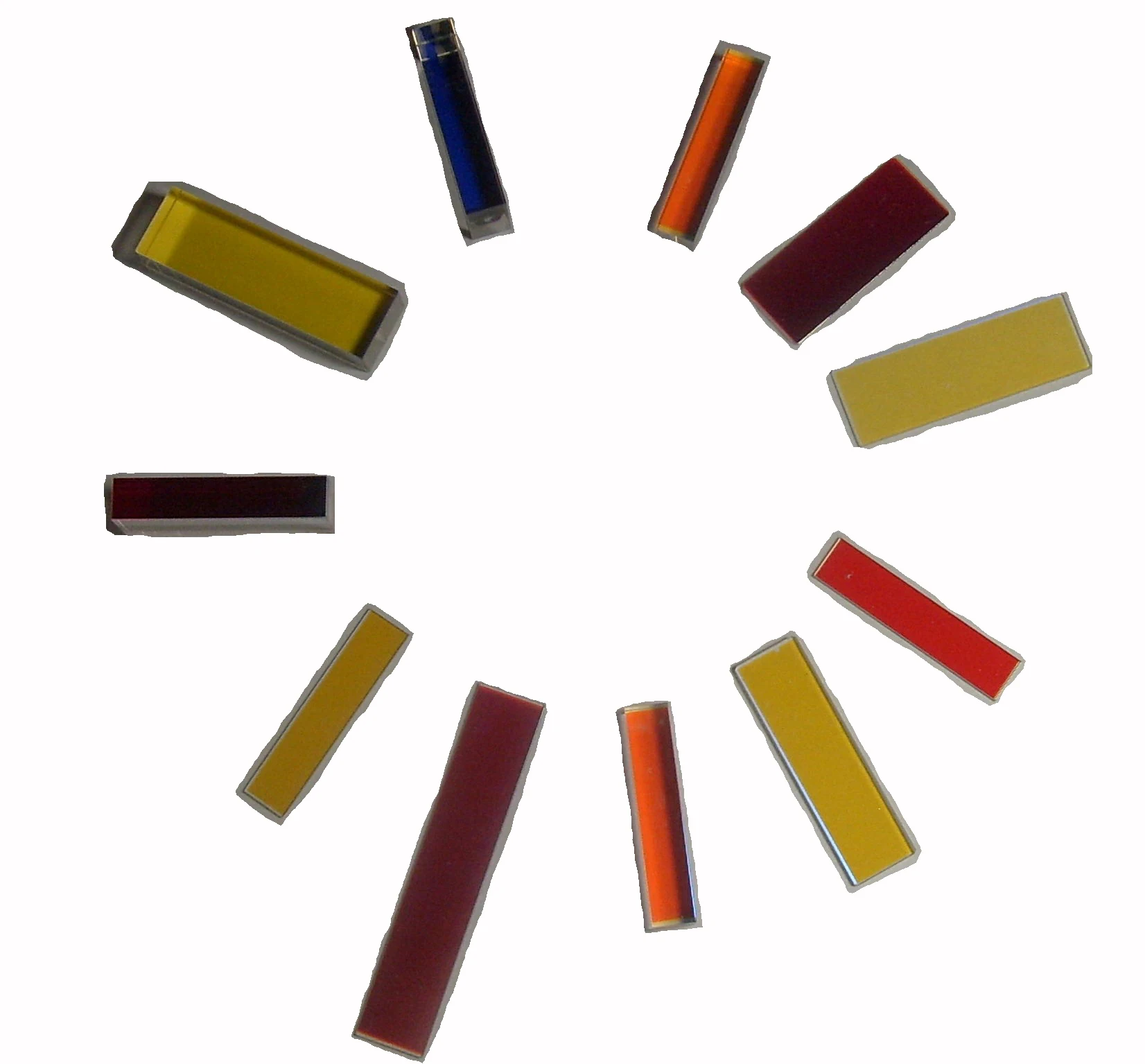 

LP480 480 Long-wave-pass 480nm Front Cut Off Yellow Glass Through Optical Glass 68*15*1.0mm