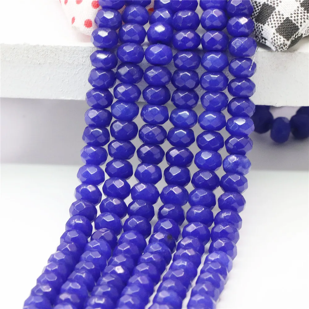 5x8 мм темно-лазурит-синий аксессуары для рукоделия Abacus бусины самостоятельного
