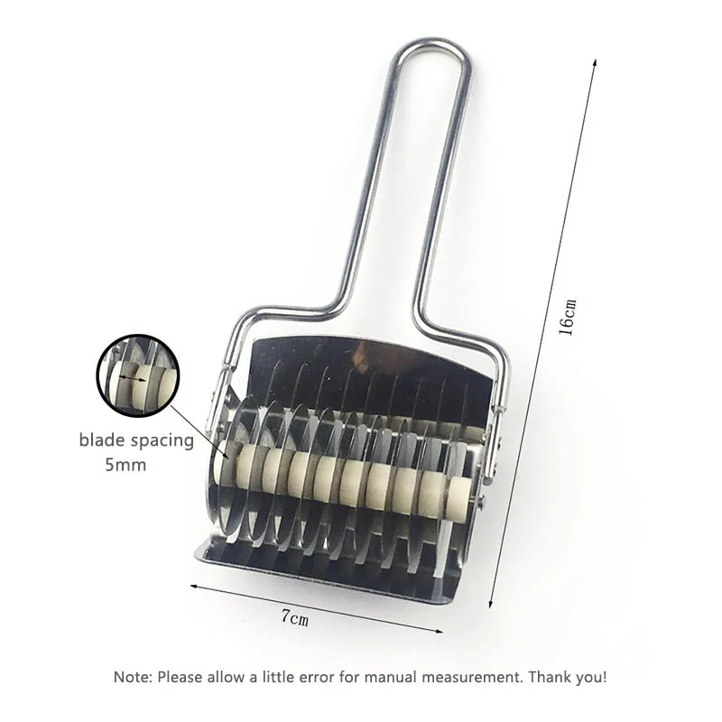 

Pressing Machine Non-slip Handle Kitchen Gadgets Spaetzle Makers Noodles Cut Knife 1PC Manual Section Shallot Cutter