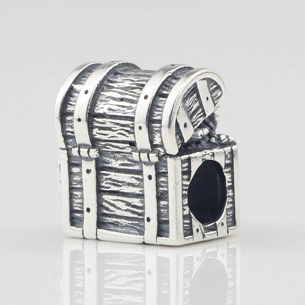 Authentic 925 Sterling Silver Box Dragon Charm Beads Fits European Troll Bracelet Jewelry |