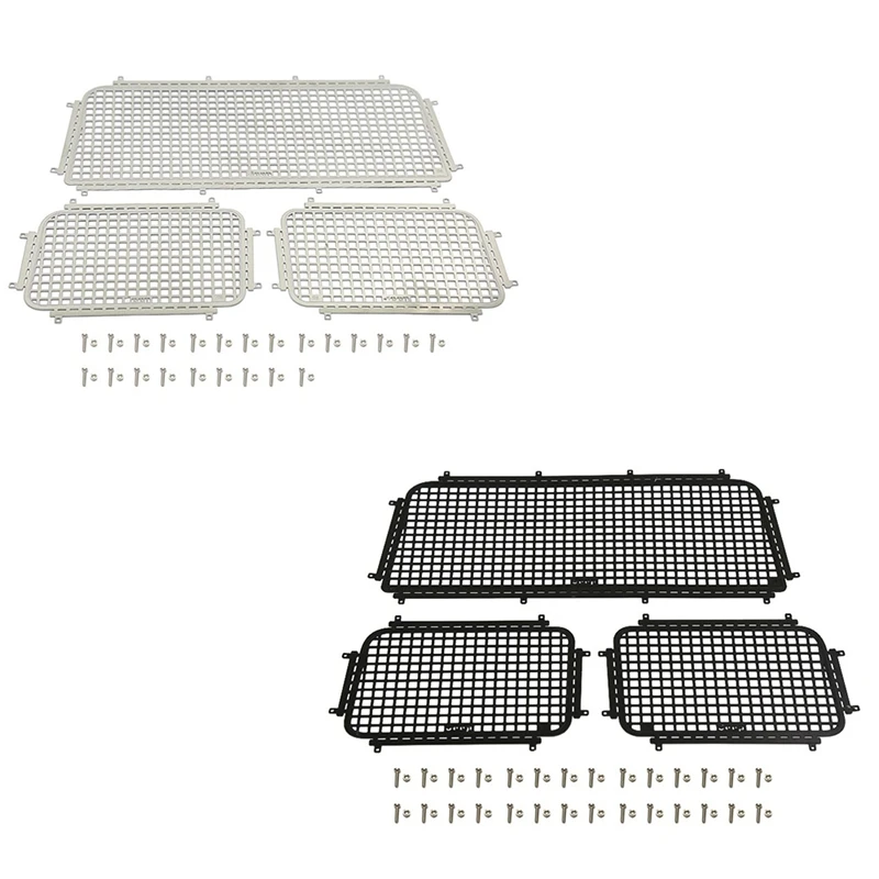

Сетка защитная окон из нержавеющей стали для радиоуправляемого гусеничного автомобиля 1/10 AXIAL SCX10 III AXI03007, обновленные аксессуары