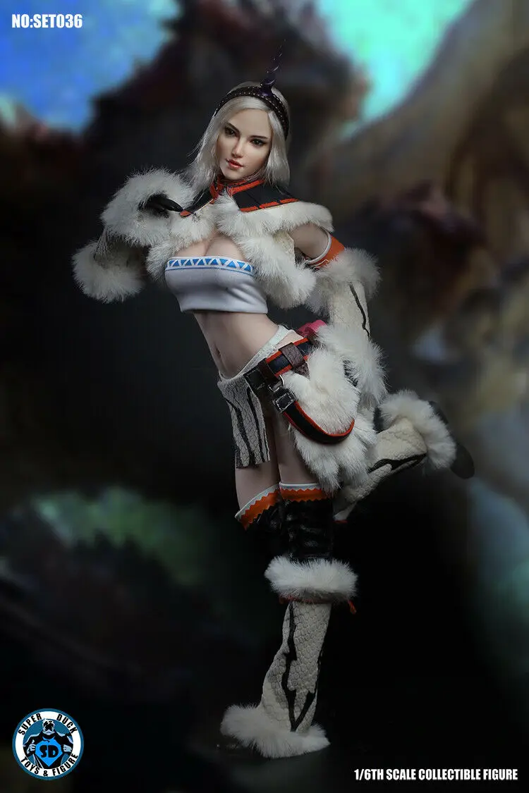 Супер утка 1/6 SET036 охотничья одежда с головой монстра охотника фигурка модель
