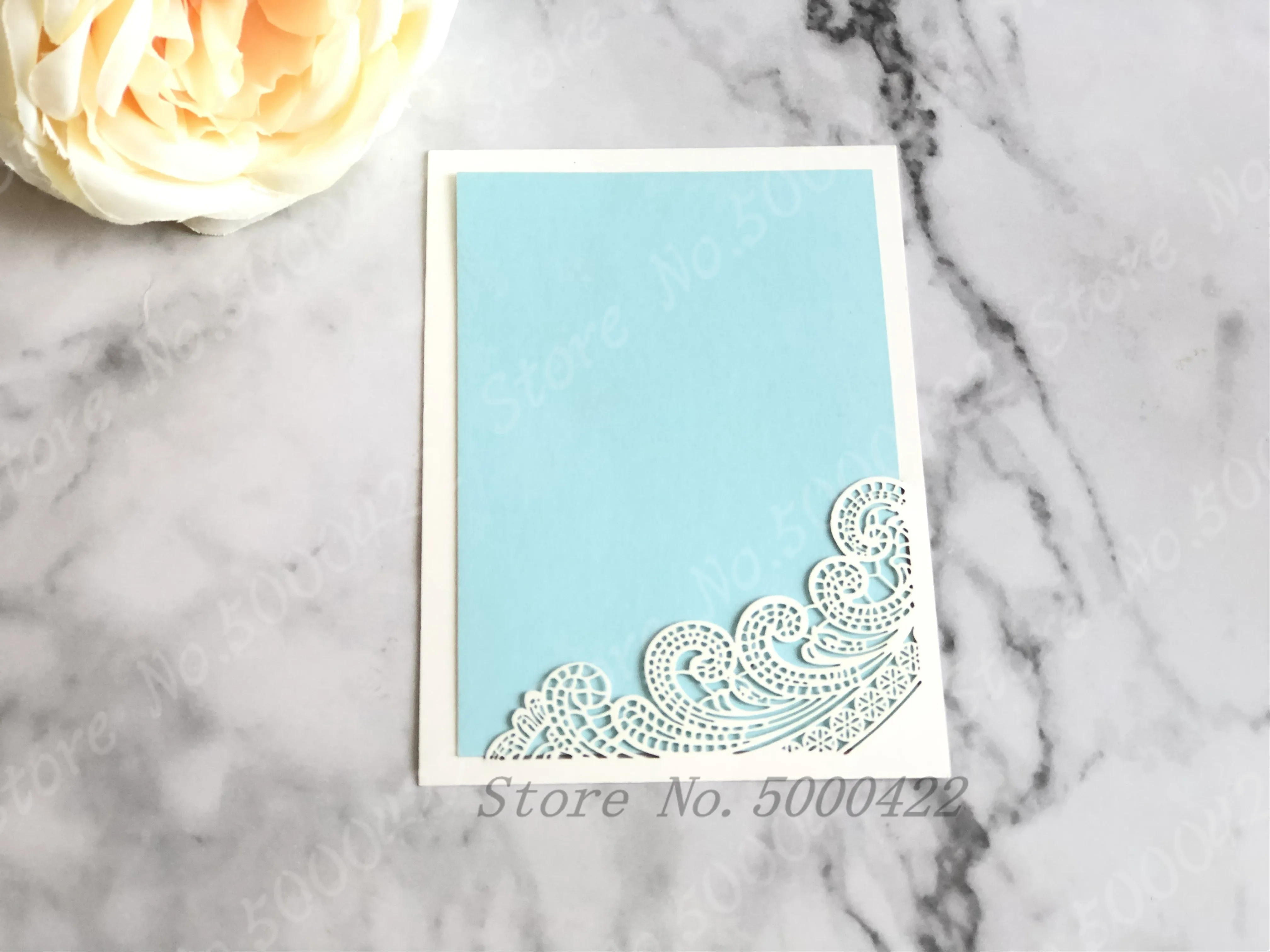 50pcs RSVP Cards Set Laser Cut Wedding Invitation Greeting Card Customize Business Decor Party Banquet Reply Supplies | Дом и сад