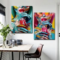street graffiti cool girl diy painting by numbers colorful oil painting handpainted home decor gift canvas drawing art posters