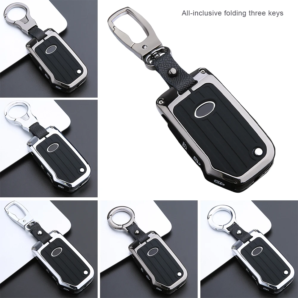 

Zinc Alloy Car Remote Flip Key Case Cover For Kia Sportage Ceed Sorento Cerato Forte KX3 K5 2017 2018 2019 2020 Remote Fob Key