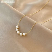 the new 2021 luxury vintage baroque pearl necklace is a fashion accessory for women with minimalistic unusual jewelry