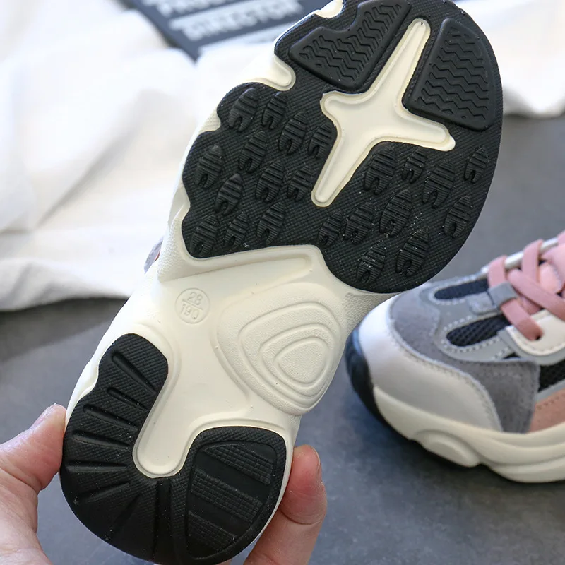 Spring Kids Sport Sneakers Children Casual Boys Running Brand Shoes Baby Girls Black Fashion Trainers 2020 New | Детская одежда и