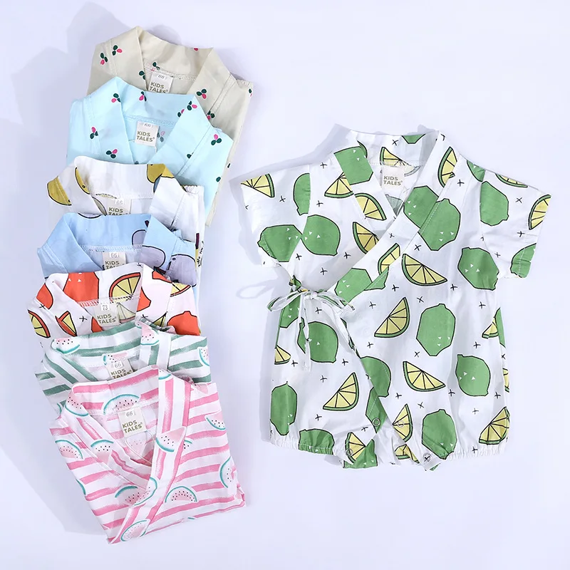 

Baby Rompers Short Sleeve Bodysuits 100%Cotton Overalls Summer Cartoon Newborn Clothes Infant Boys Girls Jumpsuit Clothing