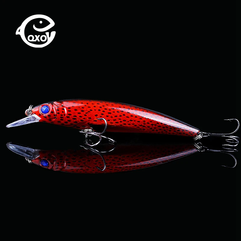 

Qxo 11cm Minnow Fishing Hard Lures Wobblers Metal Everything Goods For Fishing Spinner bait Swimbait Isca ArtificialBait