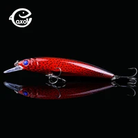 qxo 11cm minnow fishing hard lures wobblers metal everything goods for fishing spinner bait swimbait isca artificialbait