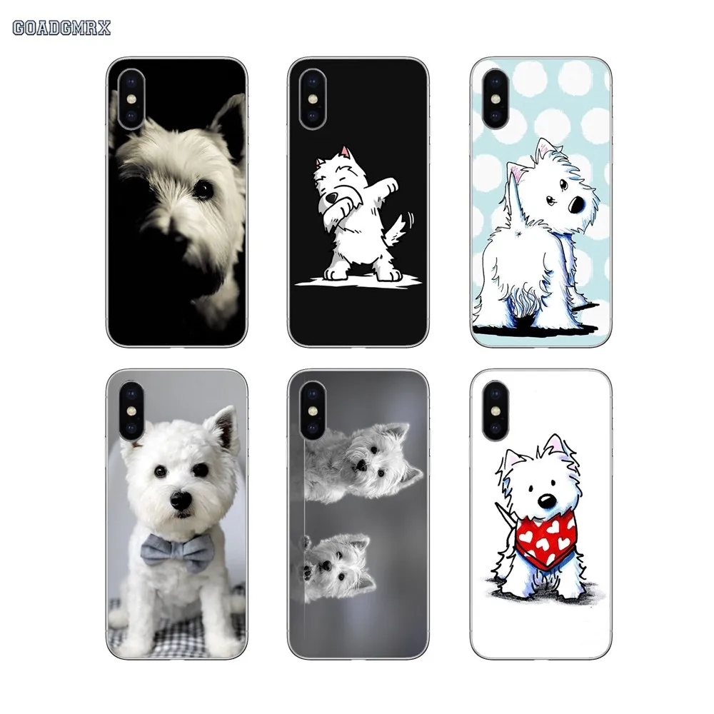 Pretty Pet Вест-Хайленд терьер мягкие прозрачные чехлы-накладки для Xiaomi Redmi Note 2 3 4 5 5A 6 7