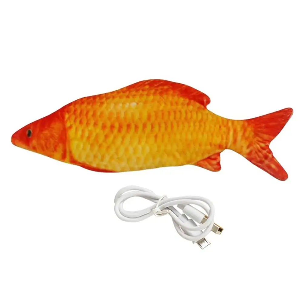 

Electric Dancing Fish Kicker Cat Toy Wagging Flipping Realistic Moving