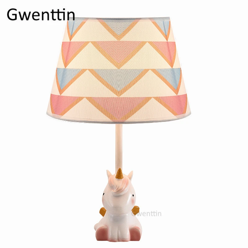 Современные настольные лампы с животными светодиодные подставки тканевые