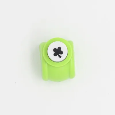 Four-leaf clover Funny Seal Mini Printing Paper Flower Cutter Art Craft Toy Punch DIY Puncher Paper Cutter Scrapbooking Punches DIY Toy For Child - Цвет: Four-leaf clover