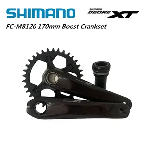 Горный велосипед SHIMANO XT M8100 M8120 12s 24s, 170 мм 175 мм 32T 34T 36T 36-26T MT800, нижний кронштейн, оригинал Shimano