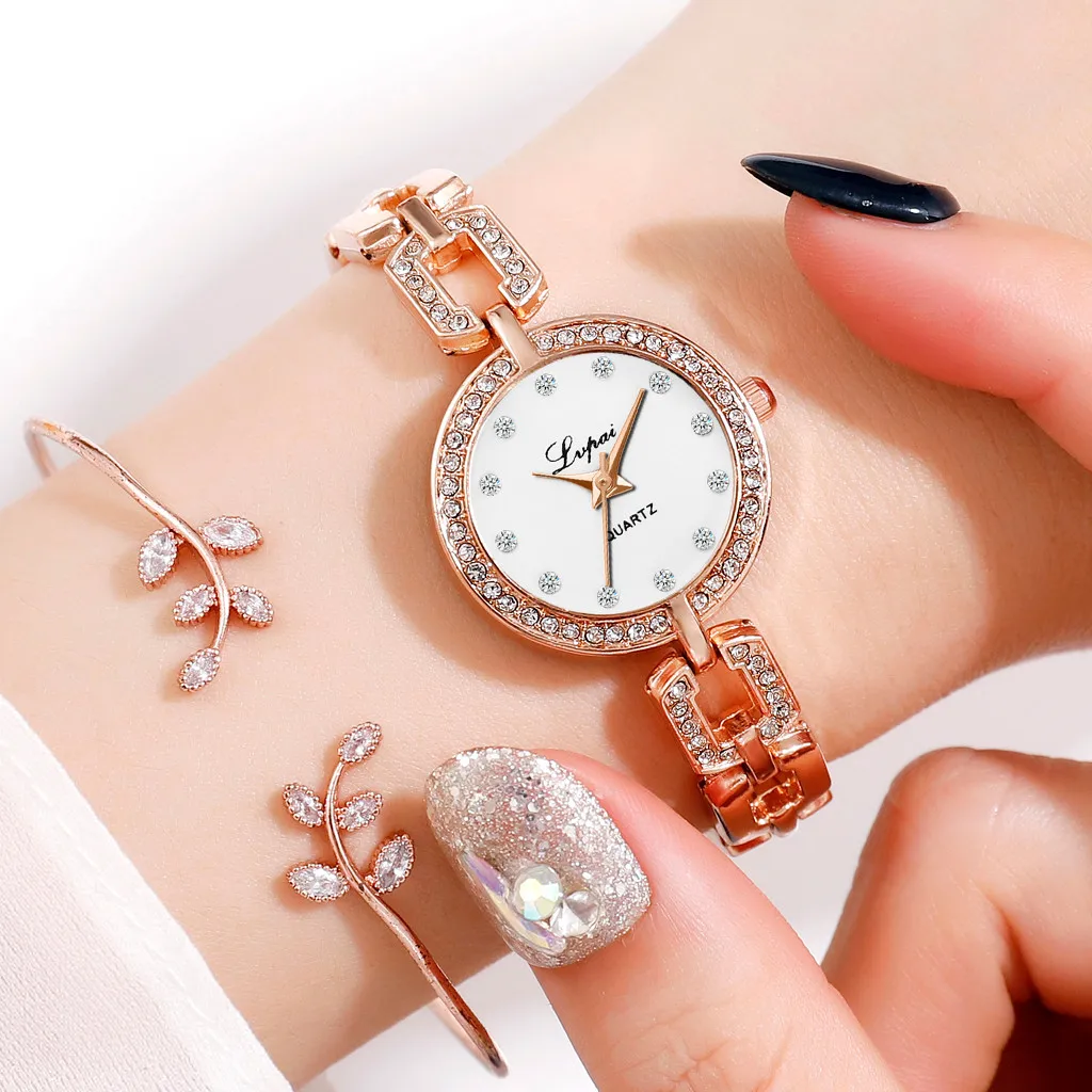 Женские кварцевые часы простые повседневные модные маленькие и изысканные с