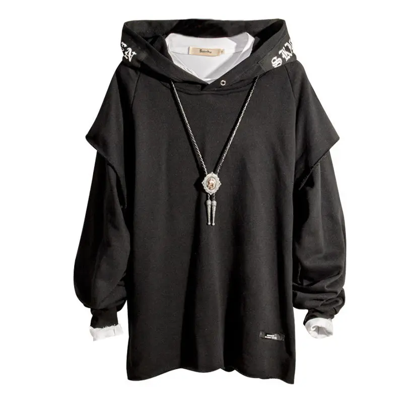 

Мужская хлопковая толстовка с капюшоном ZOGAA, черный пуловер с длинным рукавом, уличная спортивная куртка, 2021