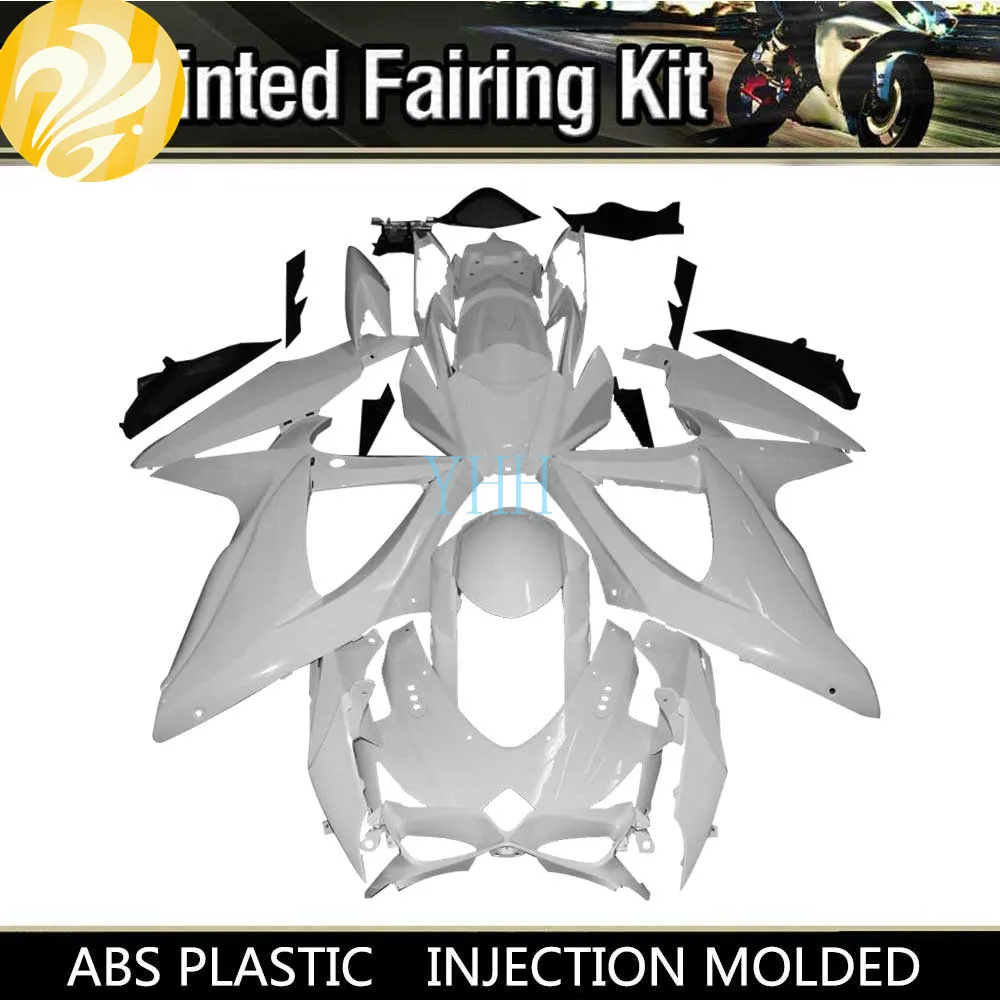 

Неокрашенный Белый комплект обтекателей для Suzuki GSXR600/750 GSX-R 600 2008-2010 09 ABS инжекционная модель для кузова мотоцикла