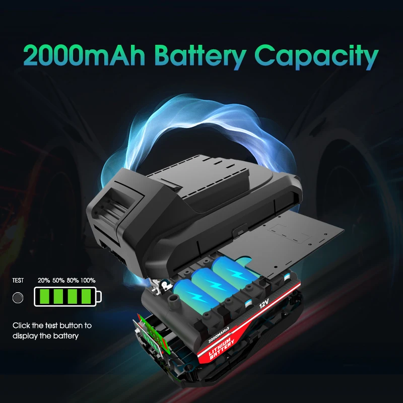 CARSUN автомобильный воздушный насос беспроводной надувной портативный ручной