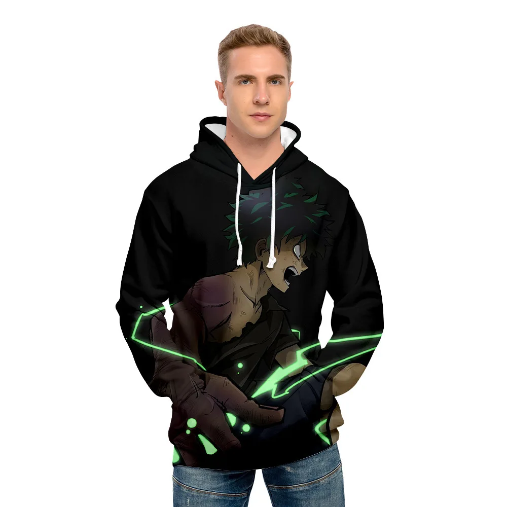 

2020 New 3D Print My Hero Academia Sweatshirt Streetwear High Quality Fashion Casual Tracksuit Loose Sweatshirt Unisex Pullover