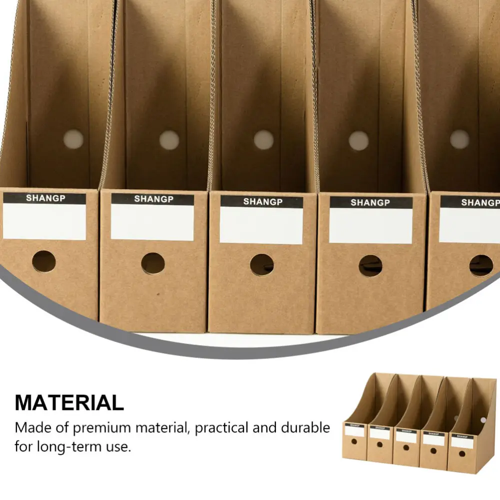 

1 Set of Assembled Desktop Storage Rack Classified Document Rack Creative Gift