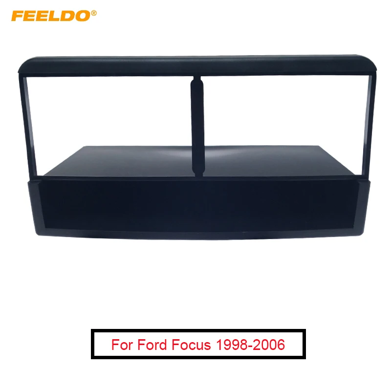 FEELDO автомобильная стереосистема 1Din DVD фасция панель рамка для Ford Focus 1998-2006 аудио