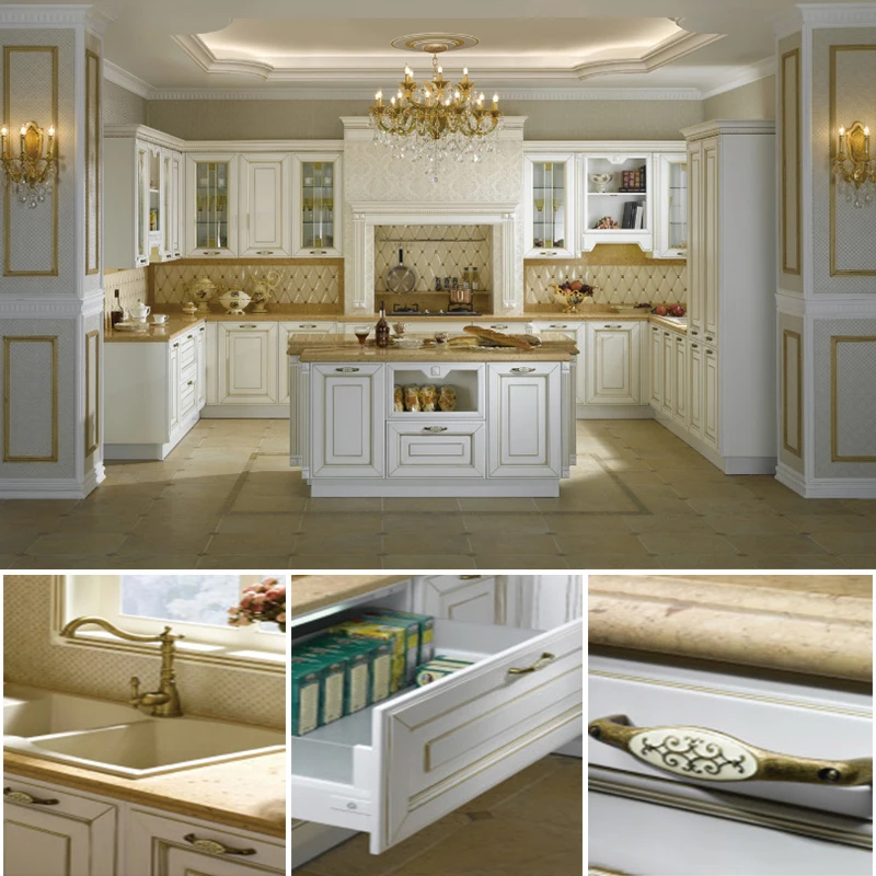 Американский дизайн деревянные двери индивидуальный наборы кухонных