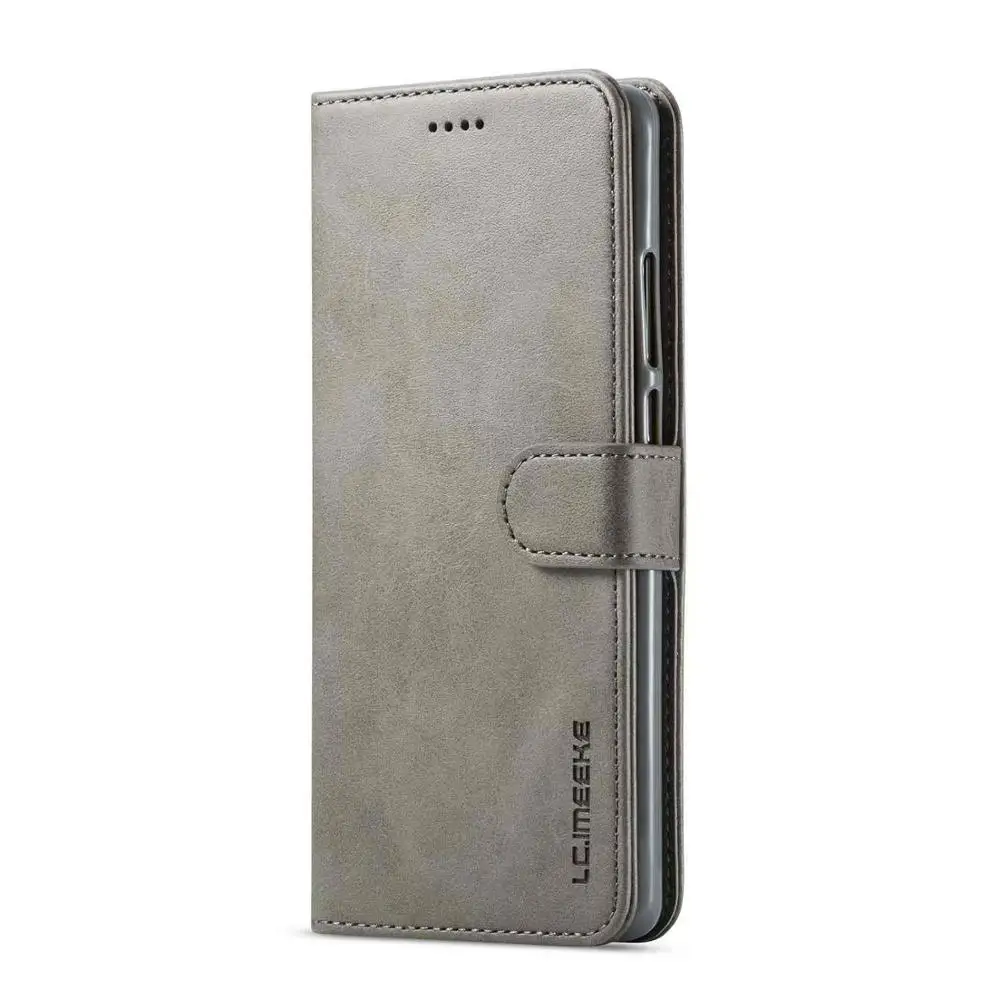 Grey Redmi Note 6 кожаный чехол для Xiaomi Redmi Note 6 Pro чехол с подставкой Redmi 6 Pro кошелек откидная крышка для Xiaomi 6X A2 Lite Funda - Цвет: Grey