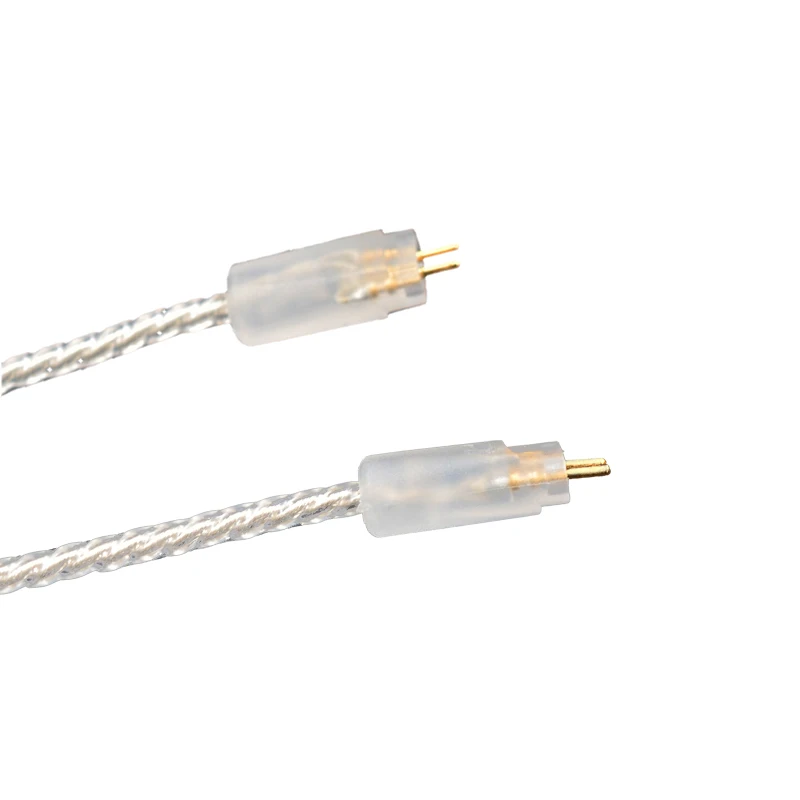 Плотным верхним ворсом KZ ZS3 ZS4 ZS5 ZS6 кабель 2pin 0 75 мм обновлен с серебряным покрытием