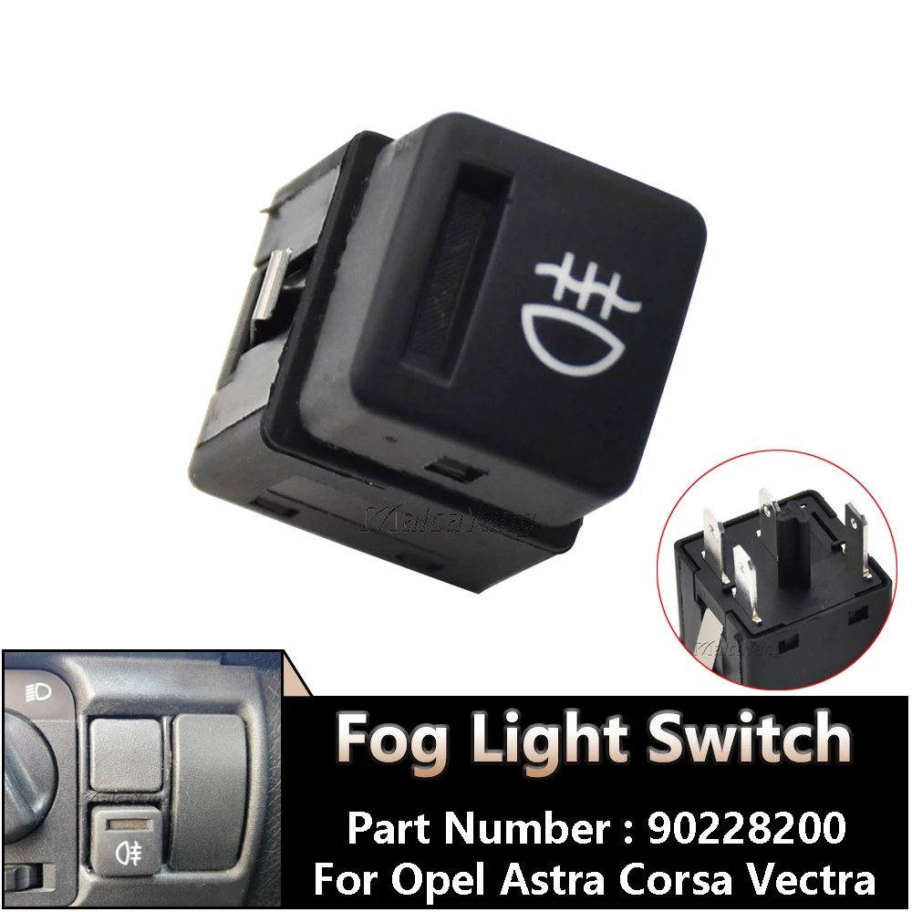 Car Accessories Fog Light Lamp Switch For General Motors Opel Astra Corsa Vectra OEM 90228200 For Calibra 1993 Tigra 1996