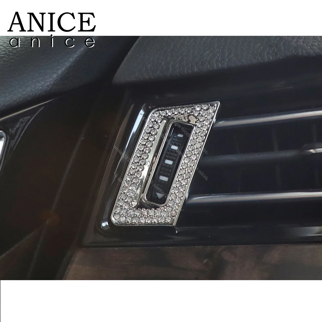 

Carbon fiber color Air Conditioning Dashboard Vent Cover trim Fit For Volkswagen Arteon 2017 2018 2019