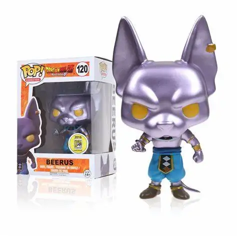 Экшн-фигурка из ПВХ с поп-драконом жемчугом Z Beerus супер сайян Виниловая фигурка