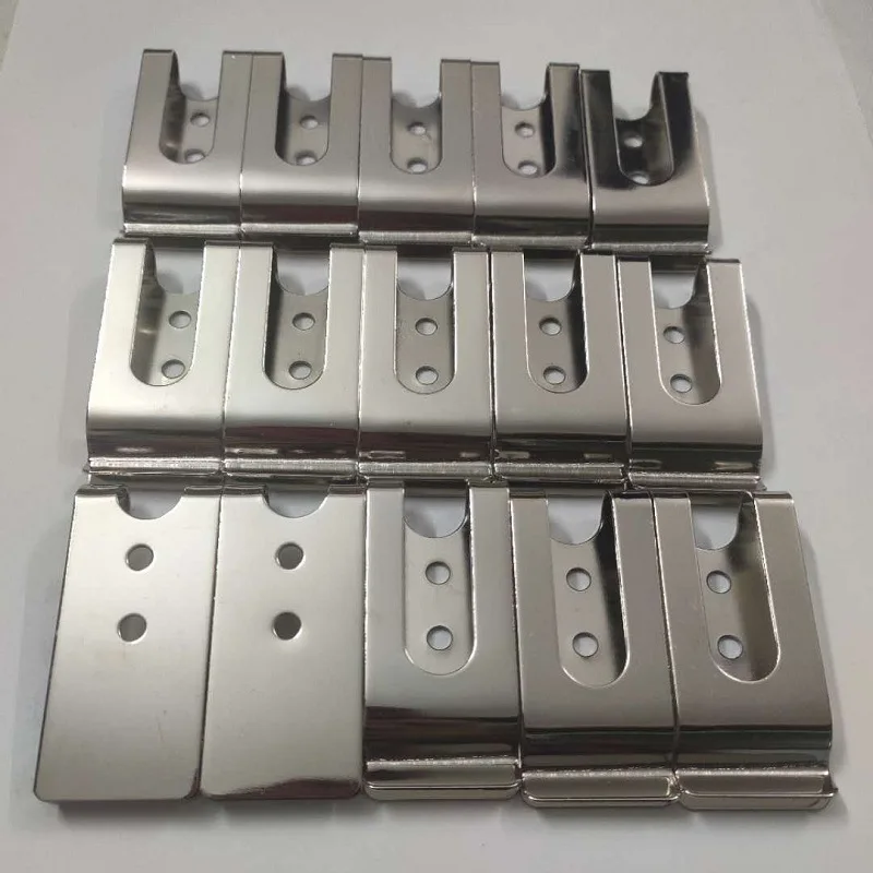 Черные металлические Пружинные пряжки кобура для ремня зажим-оболочка застежка