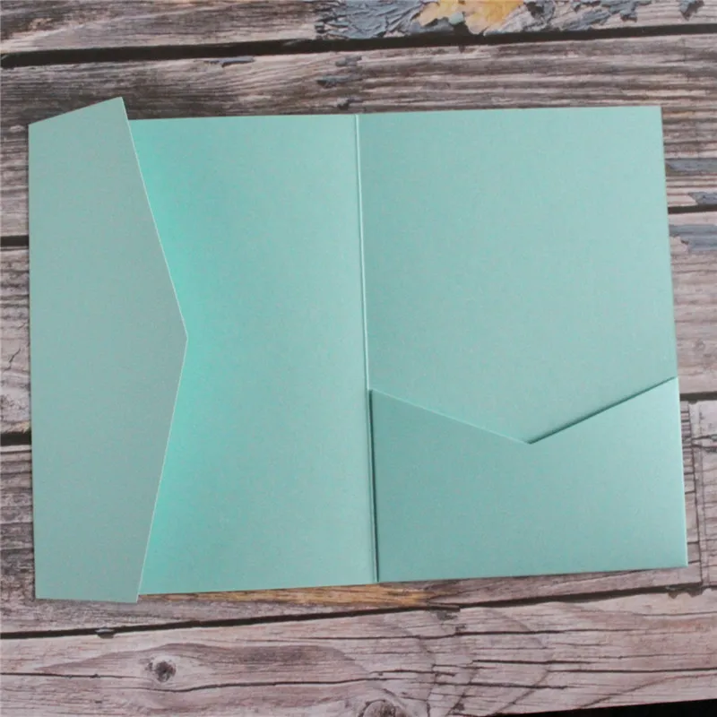 Свадебное цветное трехскладное приглашение от Тиффани свадебные приглашения