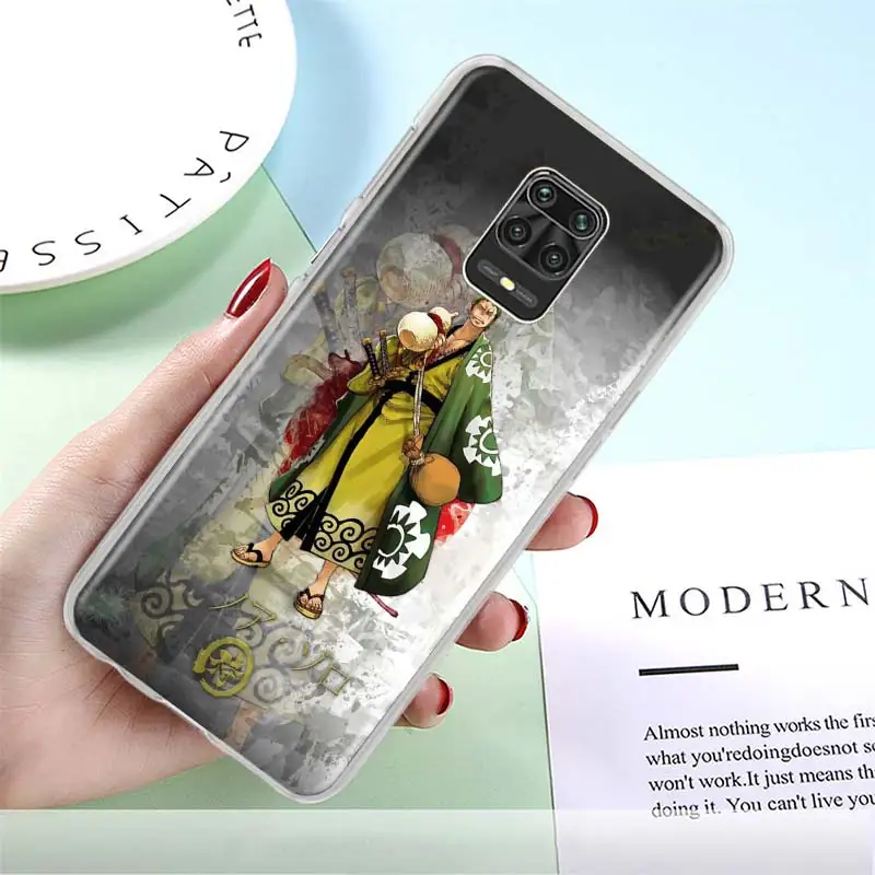 

One Piece Roronoa Zoro Anime Phone Case for Xiaomi Redmi Note 9S 8T 8 Pro 9 7 9A 8A 7A K40 K30 10 Pro Hard PC Back Cover Fundas