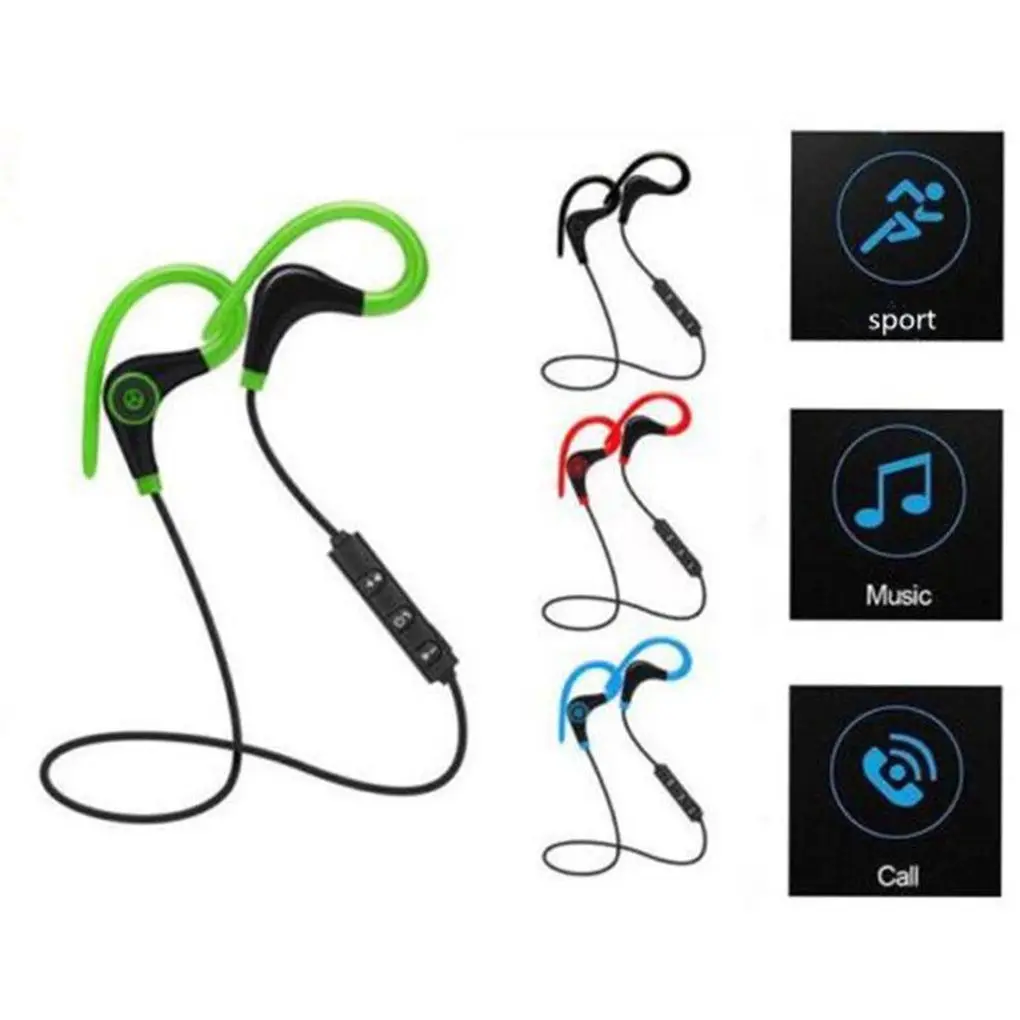 

Bluetooth 4,1 спортивная Гарнитура для бега Беспроводной Ушные крючки в уши, гарнитура, супер бас, стерео гарнитура спортивные наушники гарнитура