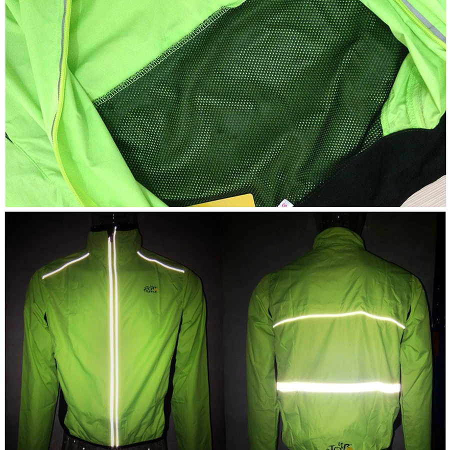 Ветрозащитная быстросохнущая велосипедная куртка Мужская водонепроницаемая