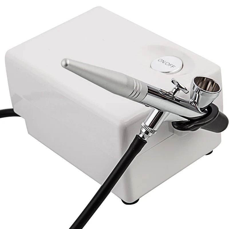 Online Kit De Mini Compresor De Aire, De Aerógrafo PISTOLA DE PULVERIZACIÓN, Pulverizador Portátil BT16, Maquillaje Para Pasteles, Manicura, Tatuaje Temporal, Herramienta De Pintura Artística