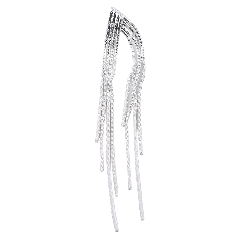 Новые Ретро золотые серебряные цветные длинные висячие серьги для женщин с